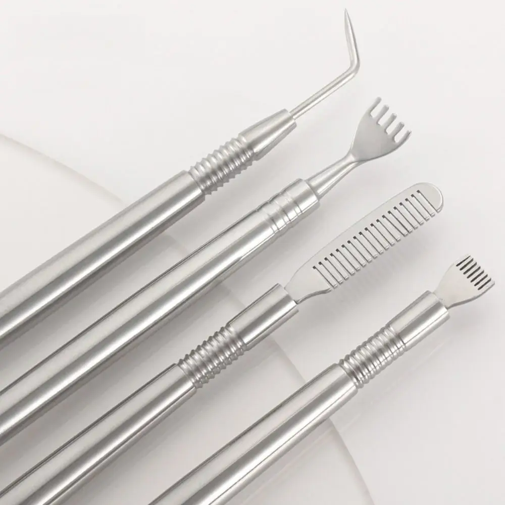 Anti-slip Wimpern Dauerwelle Hebe Werkzeuge Doppel Seite Edelstahl Wimpern Trennen Werkzeug Lash Lift Mit Kamm Augen Make-Up-Tool