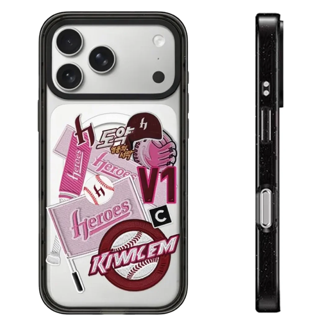 

Creative Baseball Gloves 2.0 Acrylic Black Border Phone Cover for IPhone 14 15 16 17 Pro Max Case for IPhone 17 Air