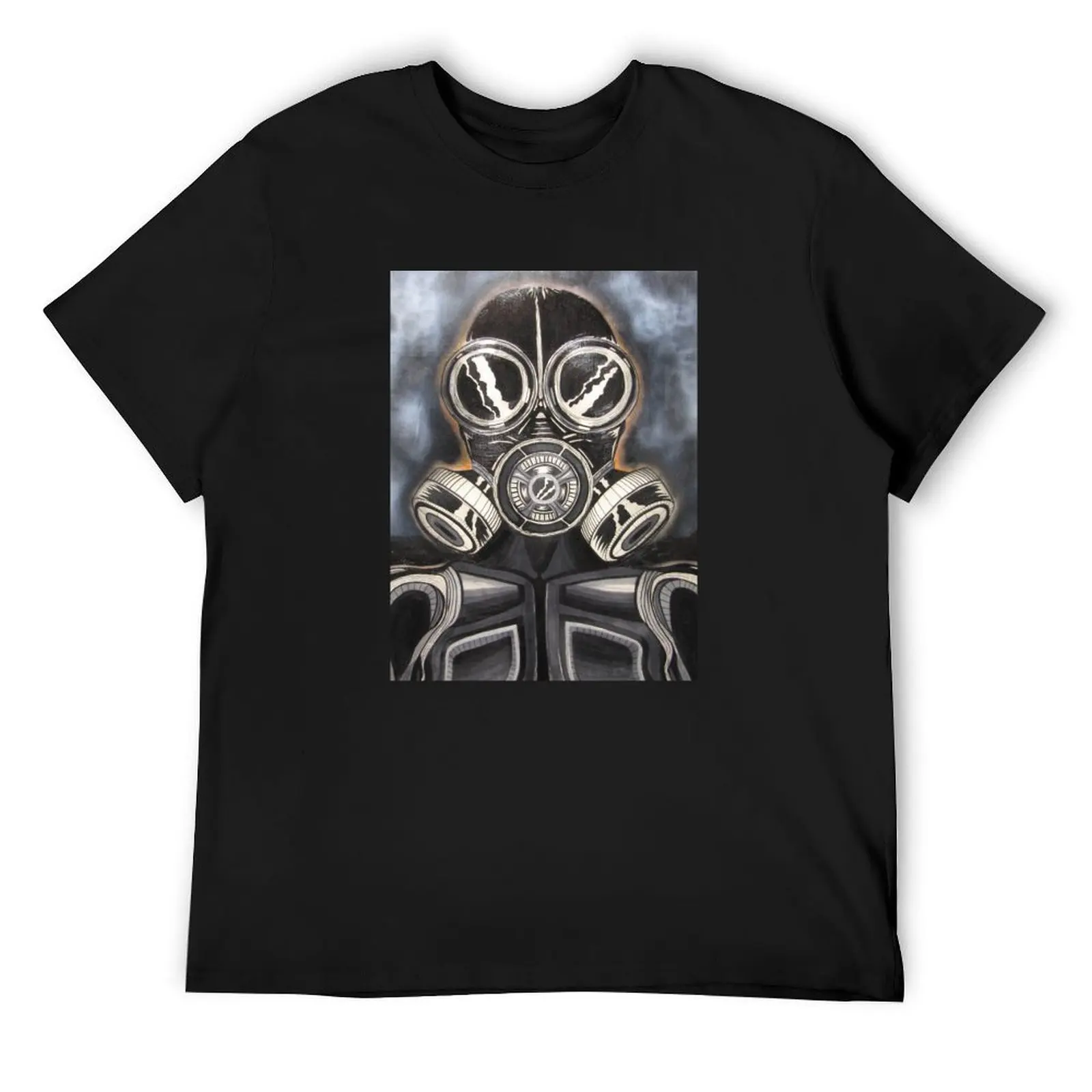 

Gasmask T-Shirt Blouse vintage plus sizes oversize t-shirts man T-shirt men