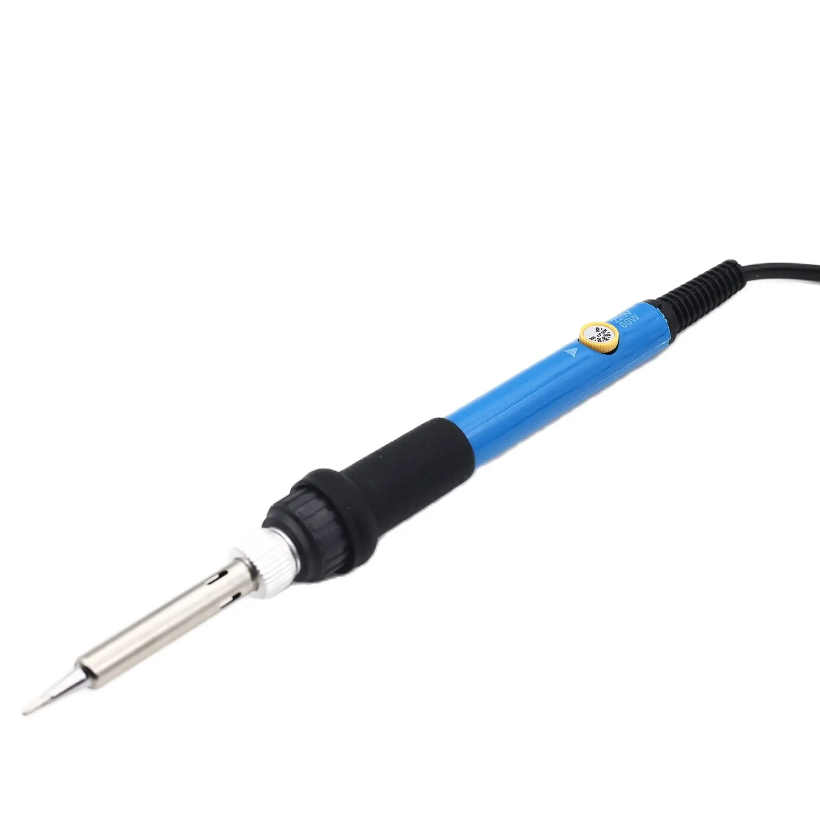 Blue 60W Adjustable Temperature Electric Soldering Iron Portable Welding Solder Station Heat Pencil