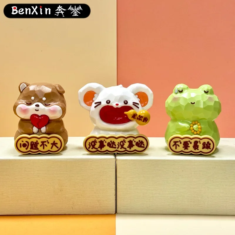 

Miniso Изысканное и высококачественное украшение для офиса автомобиля, красивые куклы-сумки, подарки на рабочем столе и маленькие подарки