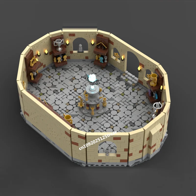 Nuovo 1810 Pz Famoso Film Magico Moc Modulare Trofeo Camera Modello Building Blocks Fai Da Te Idee Creative Giocattoli Per Bambini Regali Di Compleanno