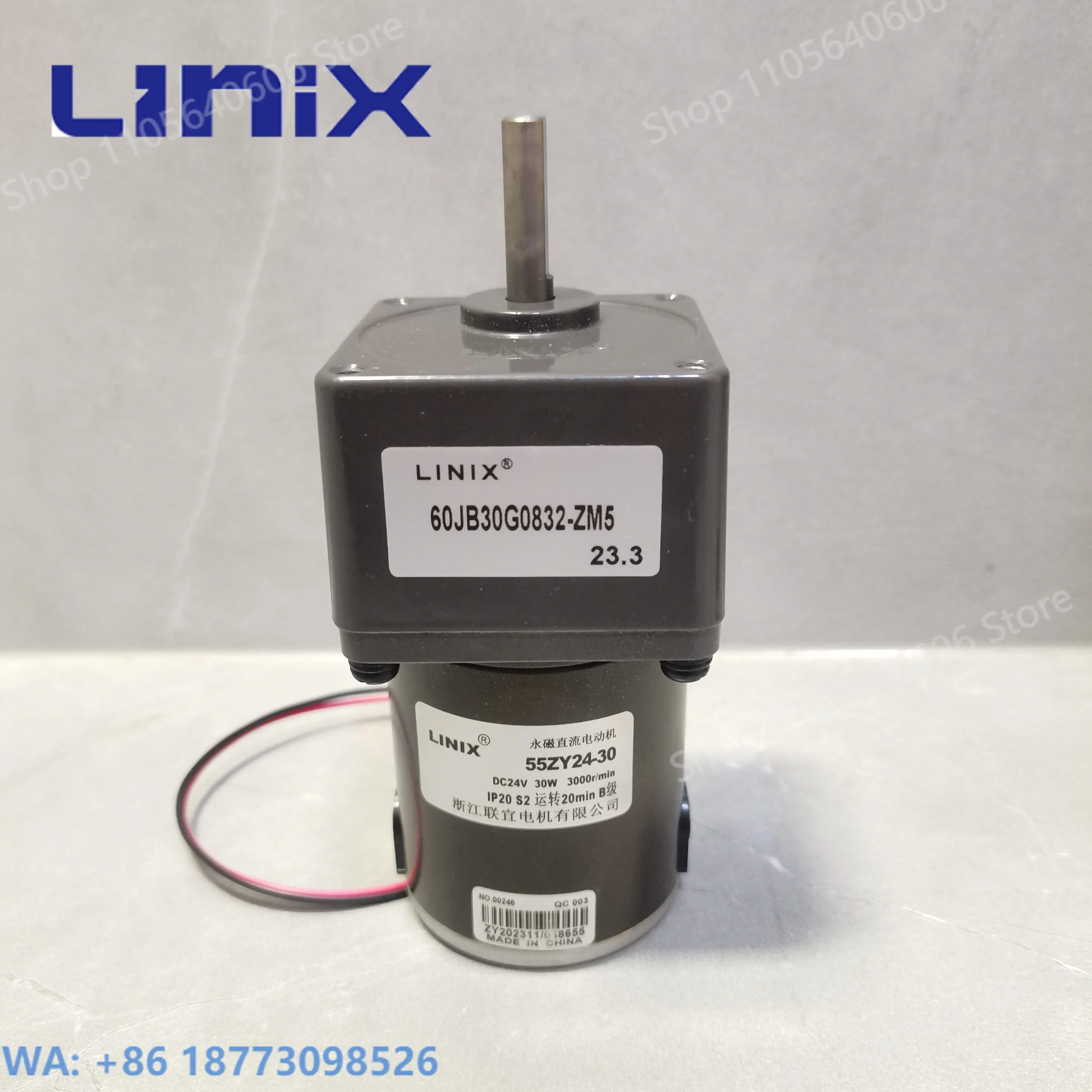 LINIX Motor 55ZY24-30 60JB30G0832 DC Motor 30W Gear Motor, 1PCS