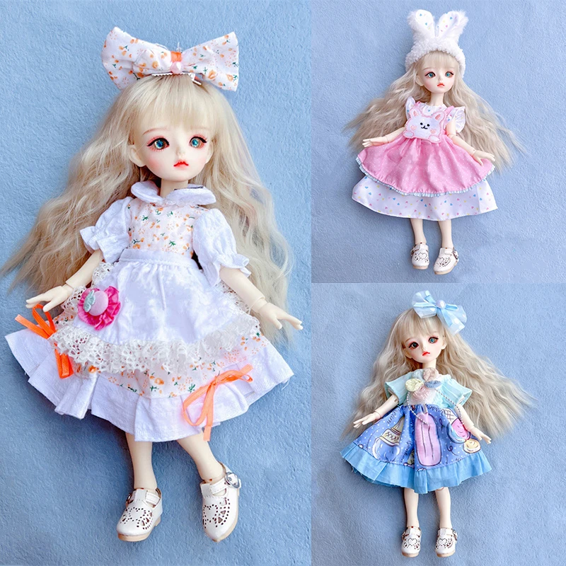 

1/6 BJD Doll 30cm Doll Clothes Fashion Dress Set Children's and Girls Toy Gift Doll Accessories