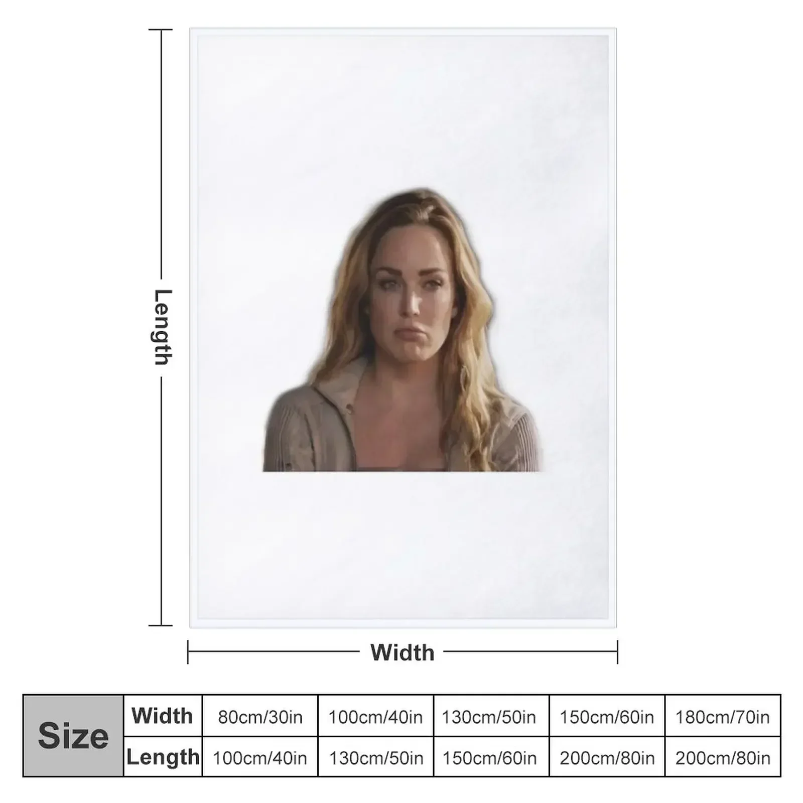 DC Legends of Tomorrow - Sara Lance / Caity Lotz Throw Blanket christmas decoration Weighted halloween Blankets