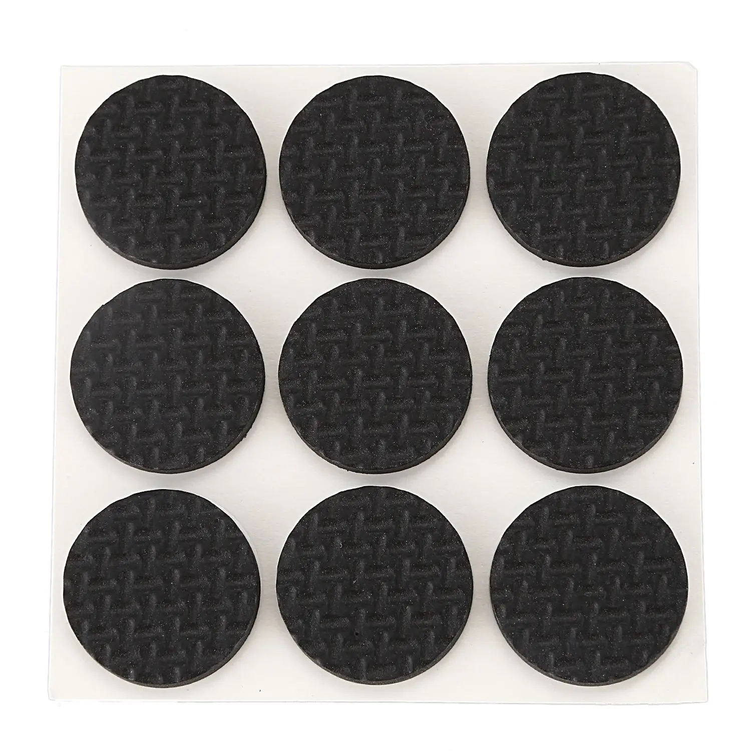 18 Pcs Self Adhesive Black Foam Table Chair Leg Pad Protector