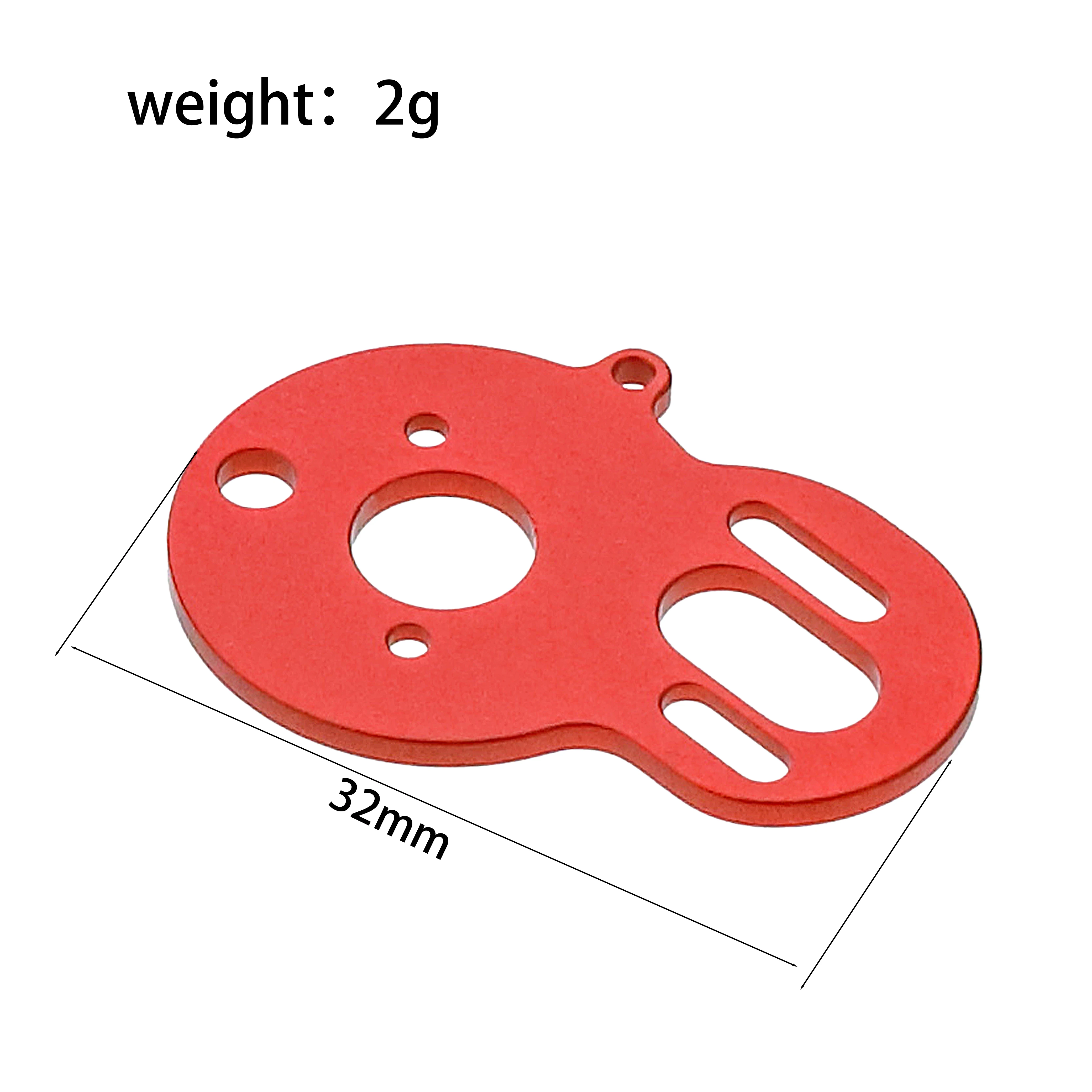 CNC Aluminum Motor Mount for LOSI 1/24 Micro-B - Upgrade Fixing Seat for Micro Brushless Motor, RC Buggy Truck Parts
