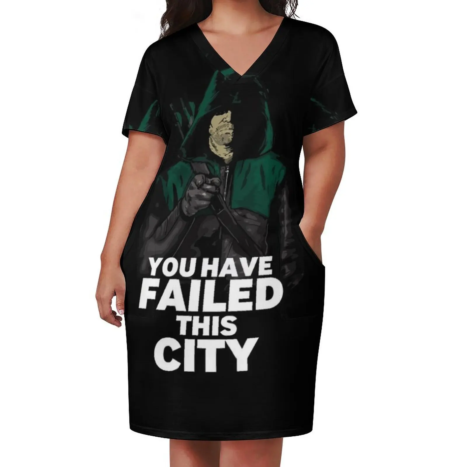 You have failed this city Loose Pocket Dress dress summer 2025 women clothes for women