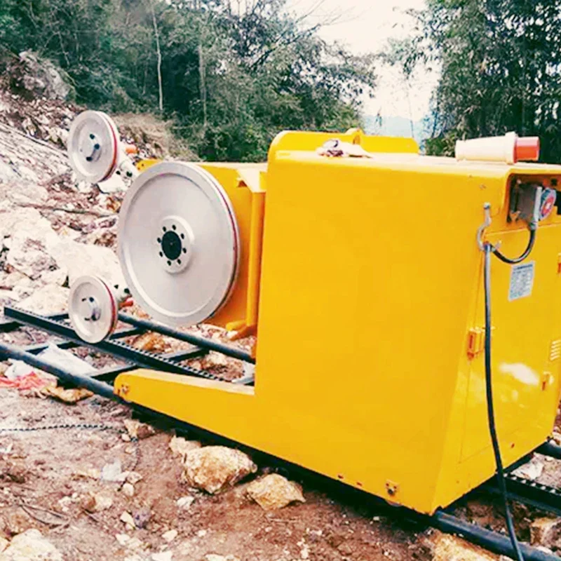 Hydraulic Diamond Wire Saw Machine Mine Stone Mini  Quarry  Block Cutting    Hot Sale Mexico