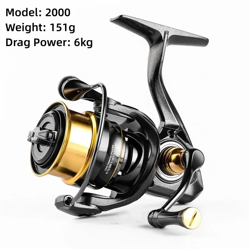 Mavllos Resolute 147g Light Carp Fishing Reel Ratio 5.4:1 Max Drag 6kg 6+1 Bearings BFS Fishing Bass Forelle Spinnrolle 5