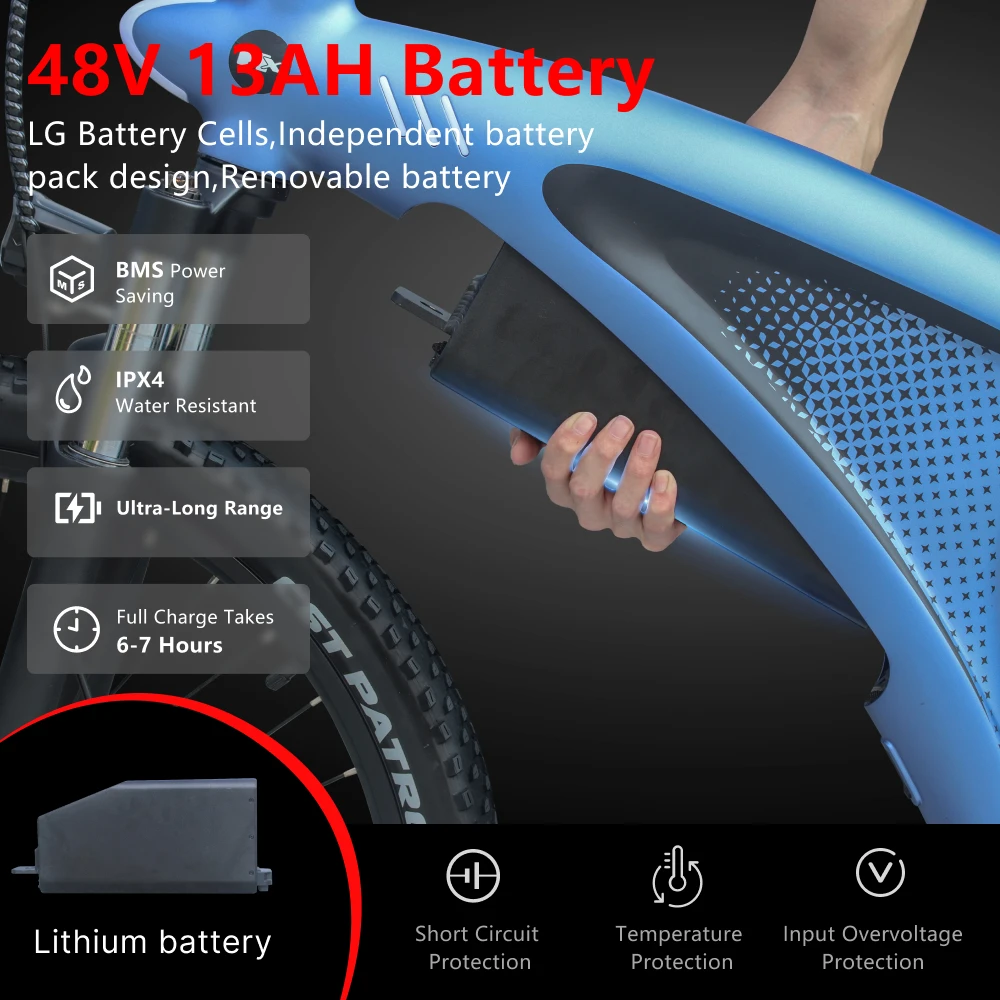 

Usa Eu Warehouse Ebike Electric Bike Mountain E Bike 48v 650w 27.5 Inch Electrically Bicycle Lithium Battery Electric City Bike