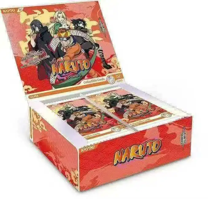 KAYOU Genuine Naruto New T2W8 T4W6 English Version Anime Card Box