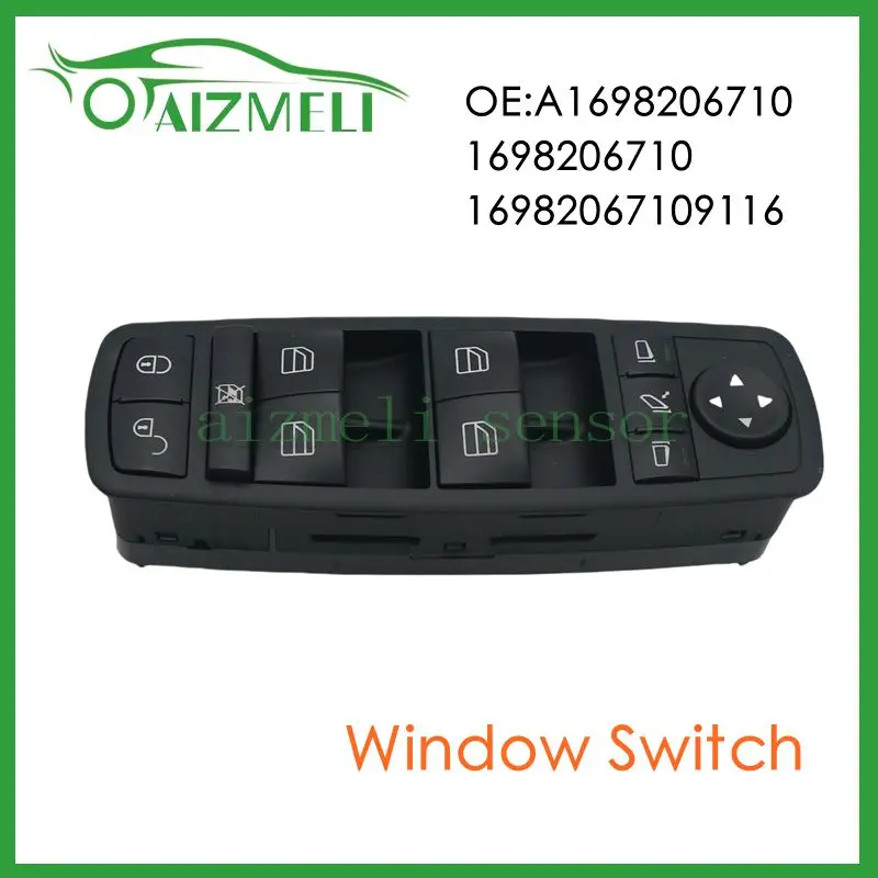 

A1698206710 Left Front Door Window Regulator Switch For Mercedes Benz A B Class W169 W251 Auto Parts 1698206710 16982067109116