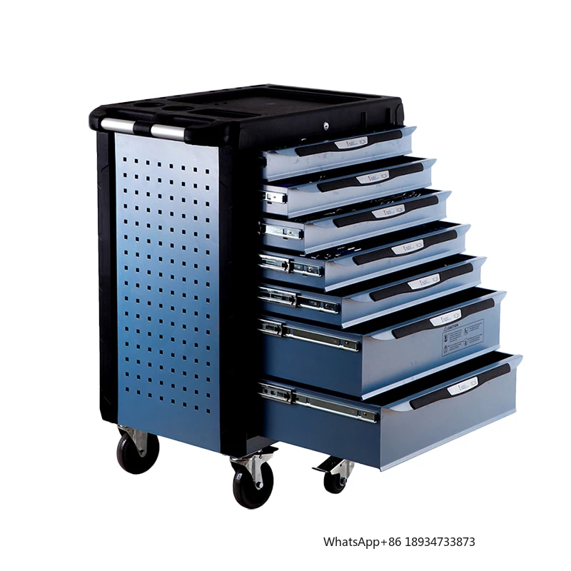 Professional Multifunctional Seven Drawer Automotive Mechanic Tool Cabinets 305 Pcs Large Capacity Heavy Duty for Auto Repair