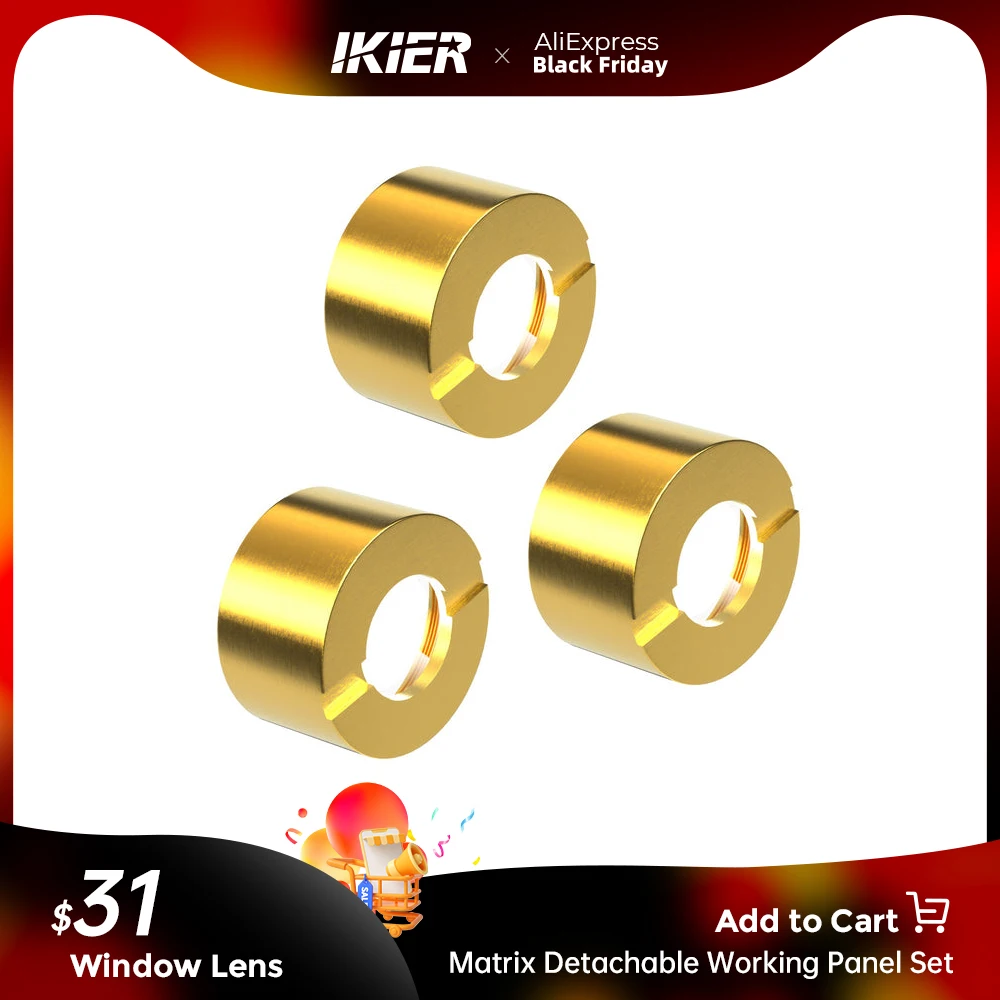 iKier Window Lens Replacement Lens for K1 Series Laser Module - 3 PCS