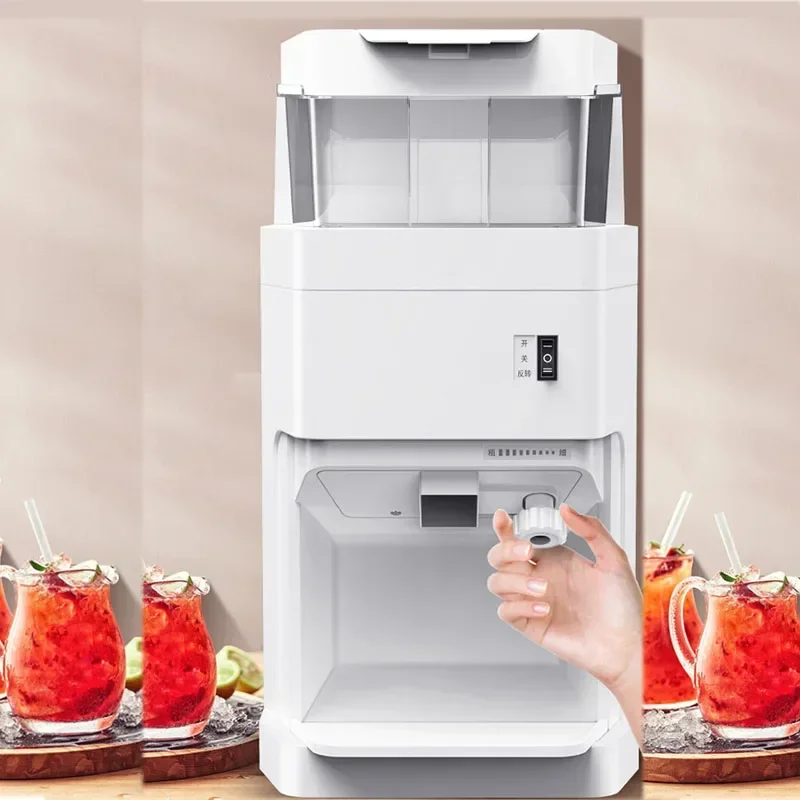 MLT-189 400kg/h Shaved Ice Machine 6L Capacity Hot Pot Restaurant Platter Special Taro Ball Fruit Smashing Ice Machine