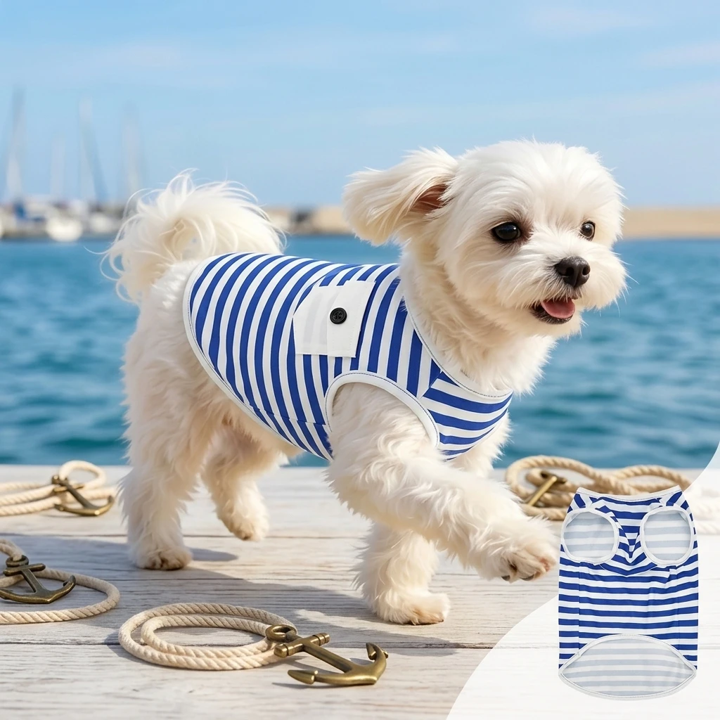 Chaleco para perros y gatos pequeños - con bolsillo - imagen 2