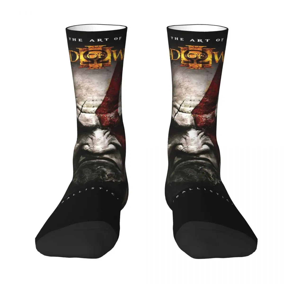 Gioco estivo God Of War calzini invernali Unisex ciclismo divertente stampa calzini Street Style Crazy Sock