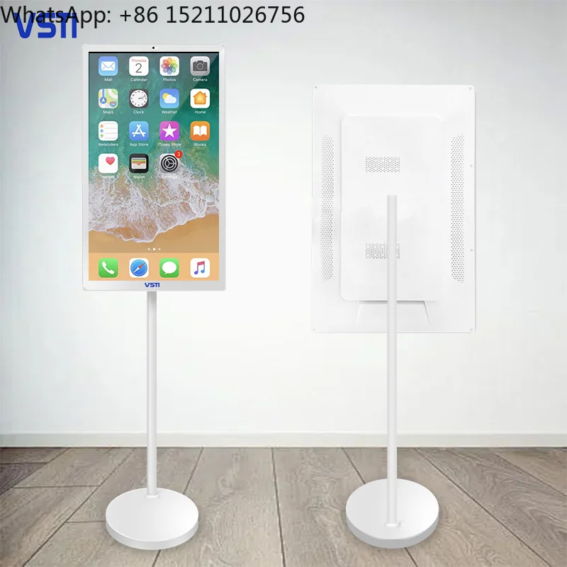 32-Inch Smart Android Mini TV Bestie Machine Portable LED Backlit Flat Screen TV for Kitchen Use New and Rechargeable