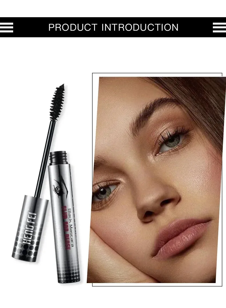 3D 4D Curling Volumising Lengthening Mascara Waterproof Smudge Proof Vegan Thickening False Lash Long Lasting Eye Cosmetics