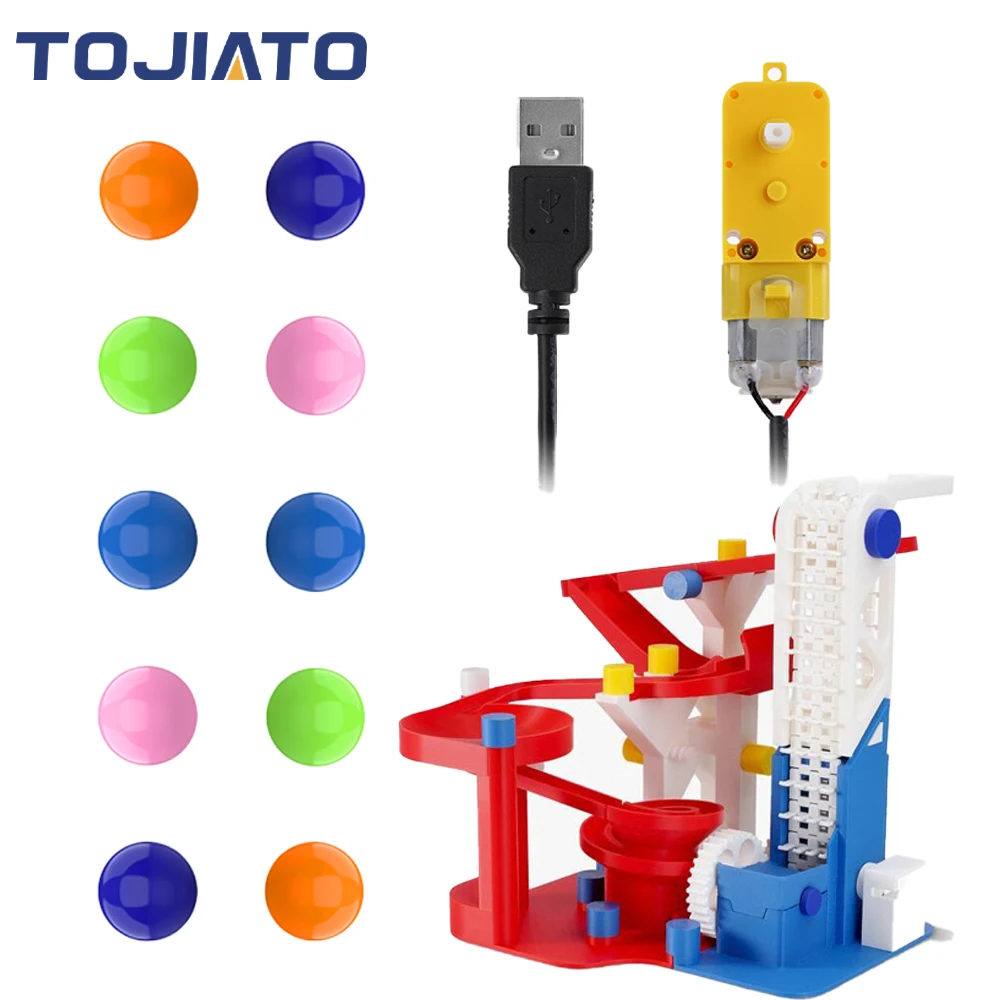 

Tojiato MH003 DIY Creative Component Pinball Track Marble Run Components Kit for Bambu Lab Make World Supply DIY Model Toy Gifts