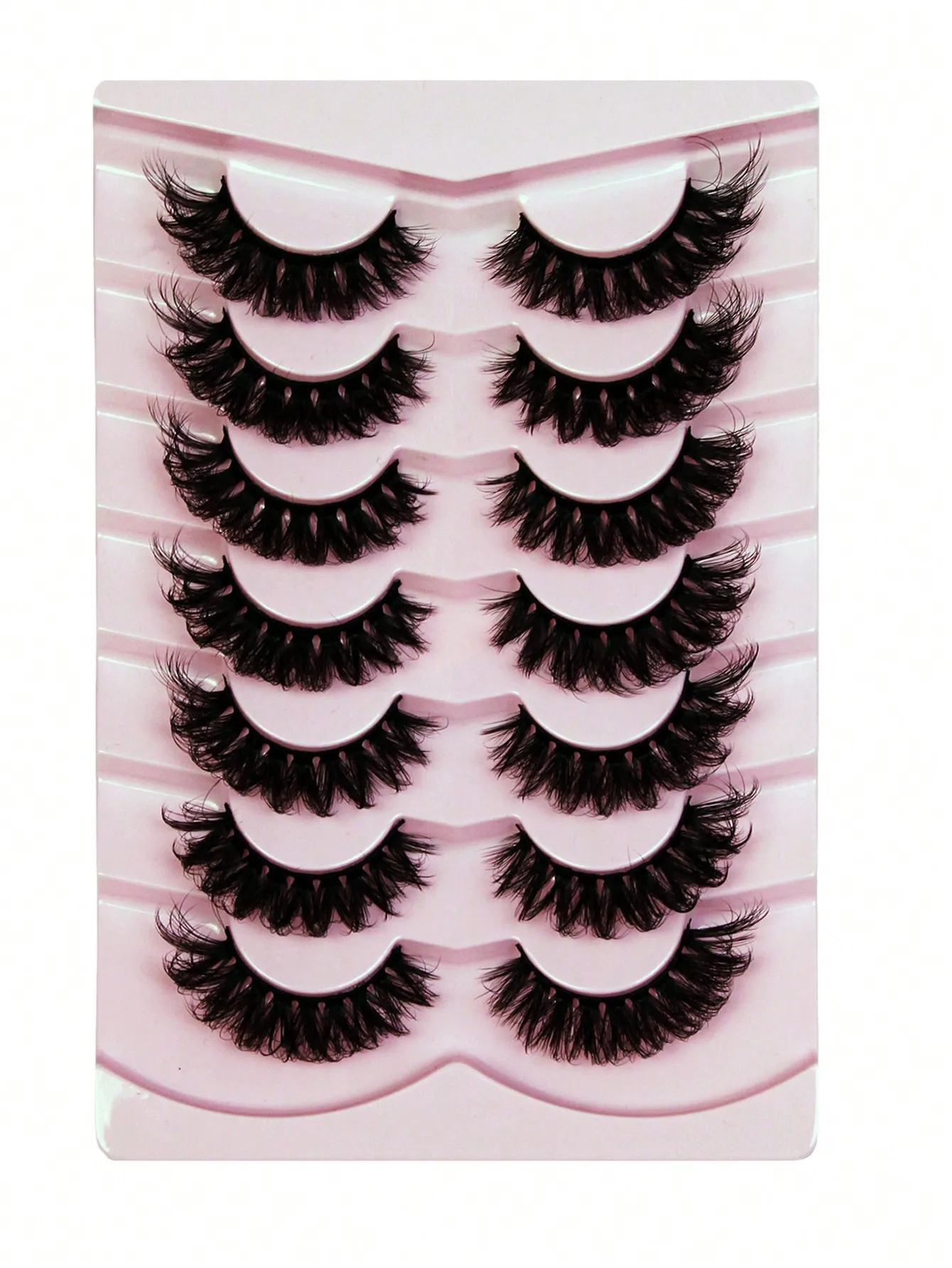 7 Paar flauschige, dicke, langlebige, dramatische und natürlich voluminöse falsche Wimpern – Detail 2