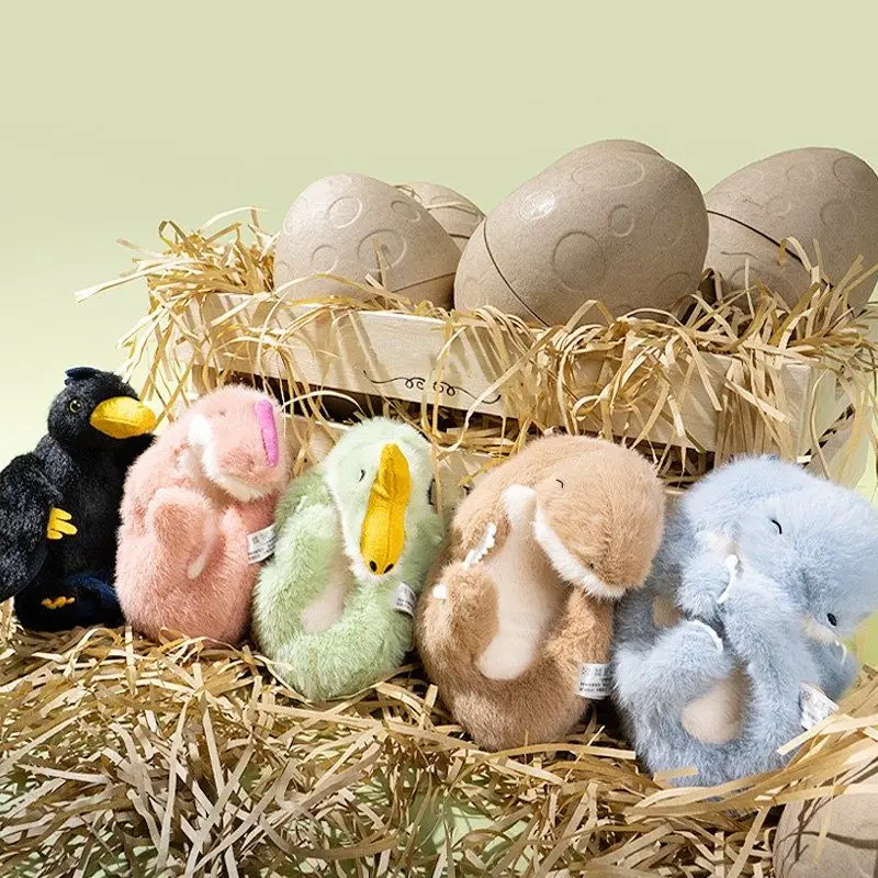 

Музей палеозоологии Китая: Милая плюшевая игрушка в виде яйца динозавра (монолофозавр, маменчизавр, микрораптор) — мягкая кукла для детей