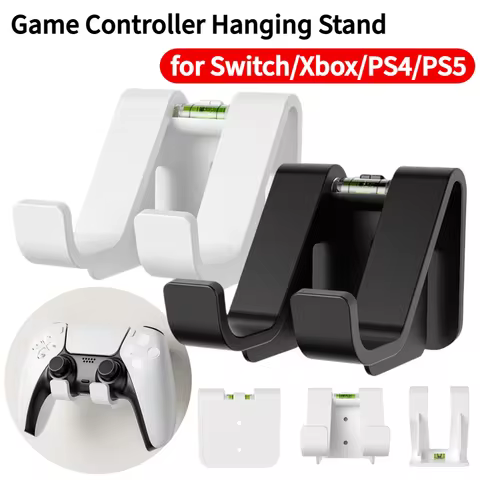 Game Handle Hanging Bracket Universal Game Controller Wall Hanger Game Controller Rack Holder for Switch/Xbox/PS4/PS5 Gamepads