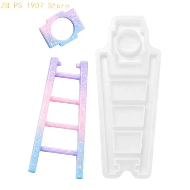 Handmade Tube Holder Casting Mold, Flexible Silicone Resin Mold for Reusable Decorative Display Craft Projects 55KA
