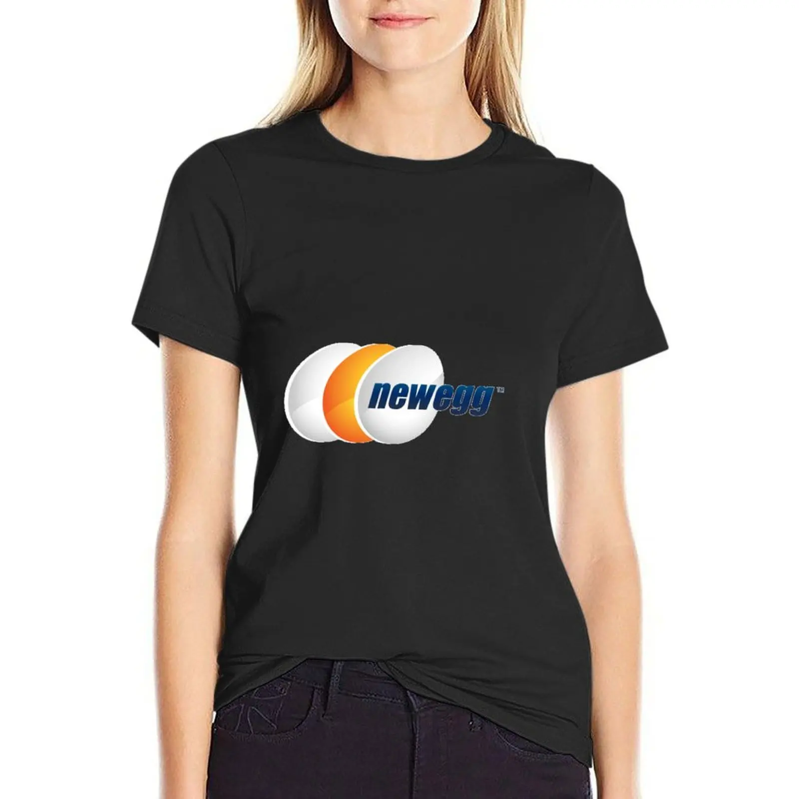 

newegg logo T-Shirt vintage clothes Female clothing designer clothes Women luxury