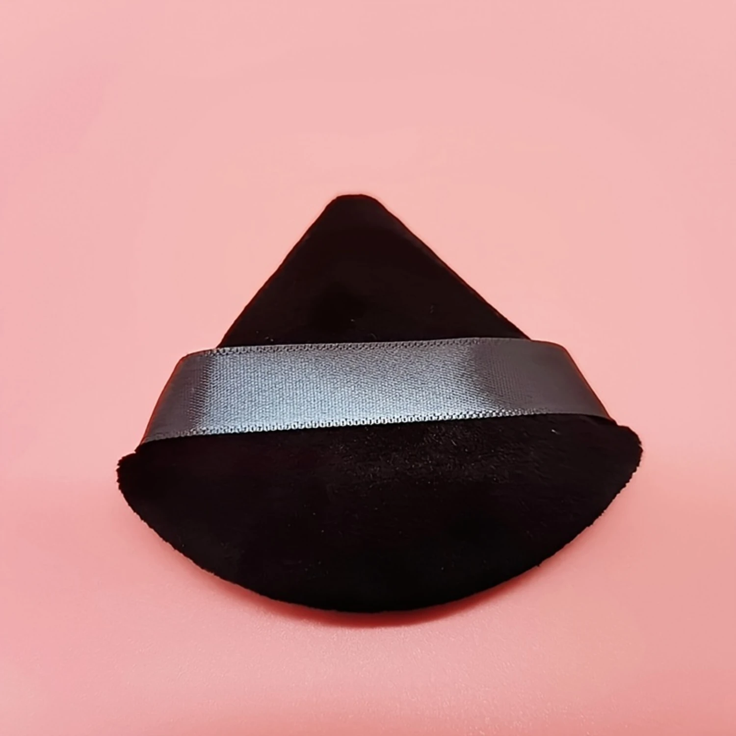 6 Pieces Powder Puff Face Soft Triangle Makeup Puff For Loose Powder Body Powder, Wedge Shape Velour Cosmetic Sponge For Contour