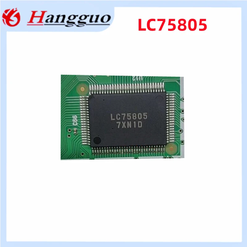 

2PCS/Lot Original LC75805 QFP For Automotive instrument display LCD driver IC chip