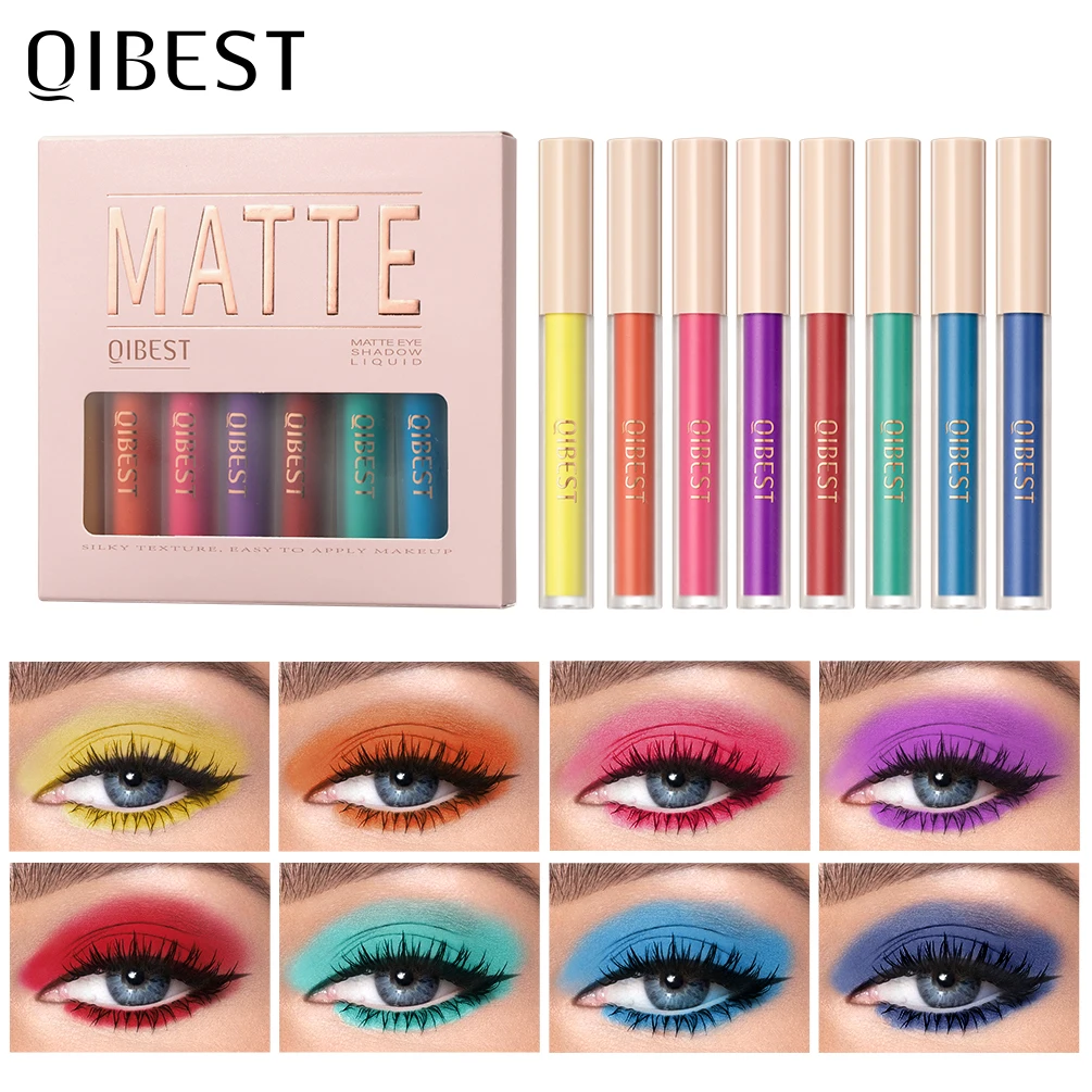 Colorful Liquid Eyeshadow Cream Smooth Nude Eye Makeup Long Lasting Waterproof Eye Stick Blush Dual Purpose Contour Cosmetic Set