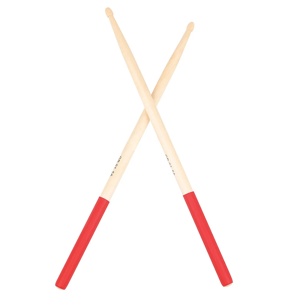 

1 Pair Black 5A Maple Drumsticks Non-slip Grip Adult Kids Practice Jazz Drums Percussion Wooden Sticks Accessories