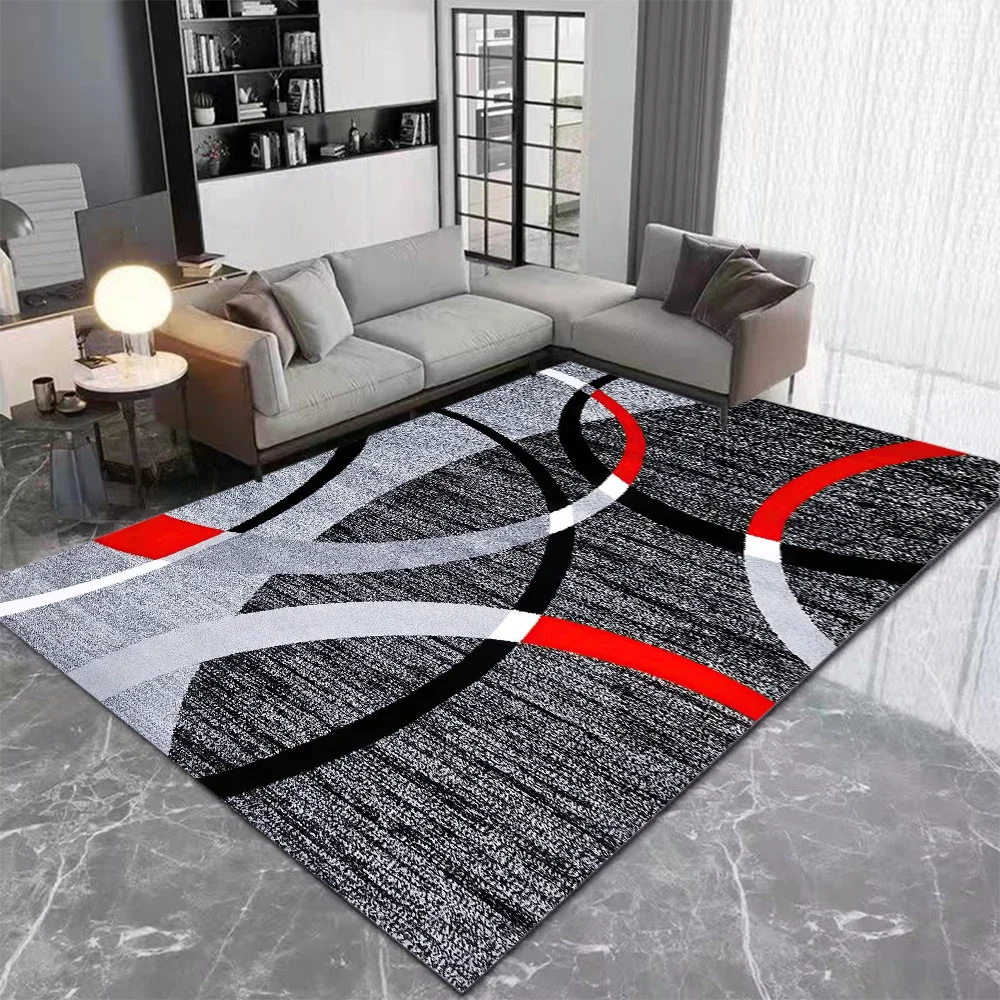 Alfombra geométrica nórdica Para sala de estar, decoración moderna de lujo Para sofá, mesa, alfombras de área grande, Alfombra de baño Para Cocina