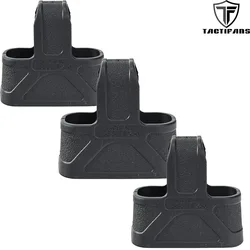 Tactical 3pcs Magazine Pull Assist 5.56 7.62 MP5 9mm NATO Skull Magazine Assist Base Quick Release Pull GripFast Magazine Rubber