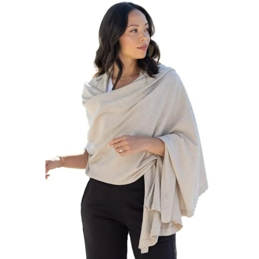 

zestt Dreamsoft Travel Scarf, Wrap and Shawl for Women, Organic Cotton