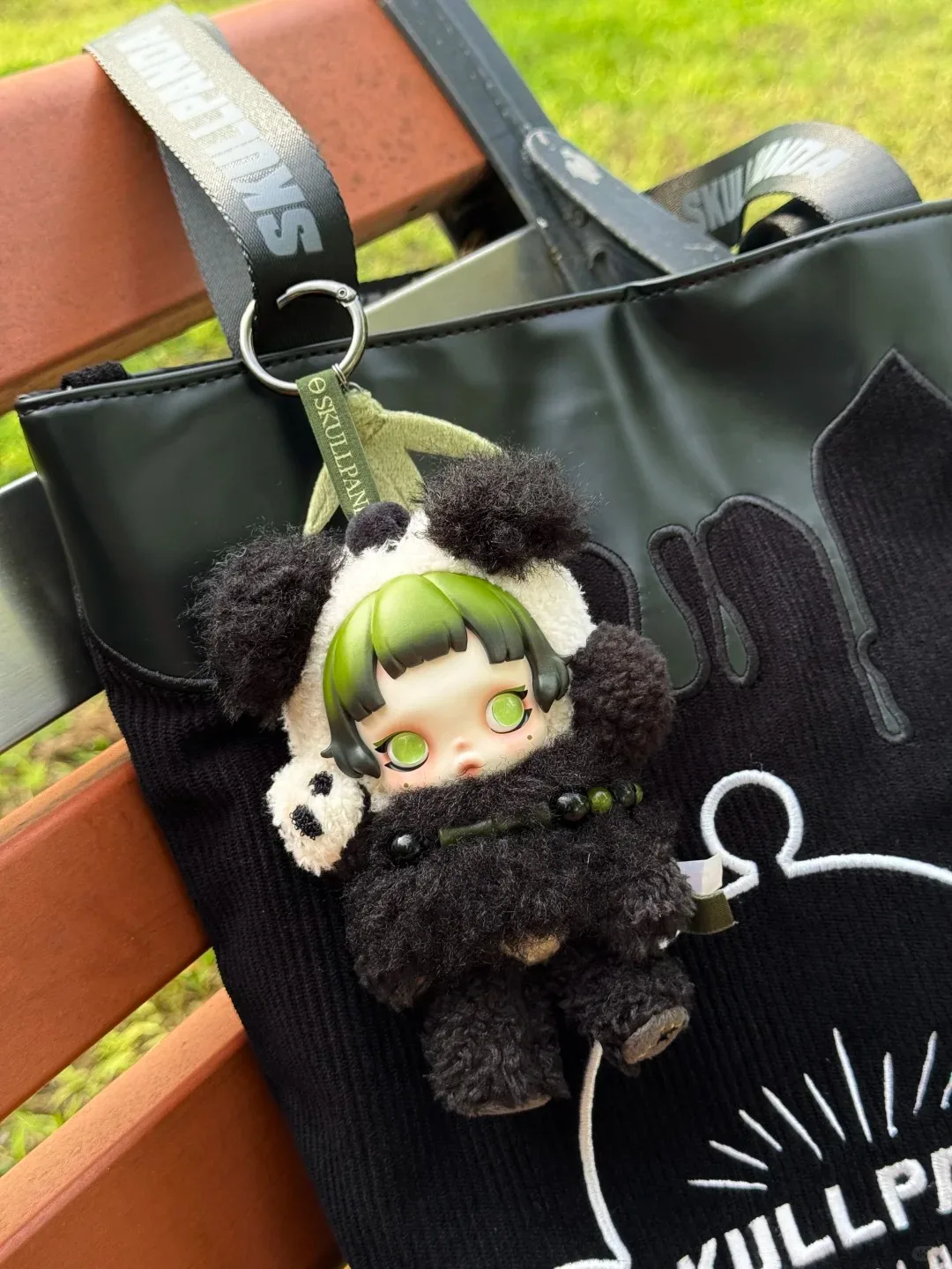 

New POP MART Skullpanda Lazy Panda Series Cute Plush Pendant Action Figure Decoration Trendy Toy KeyChain Bag Surprise Gift