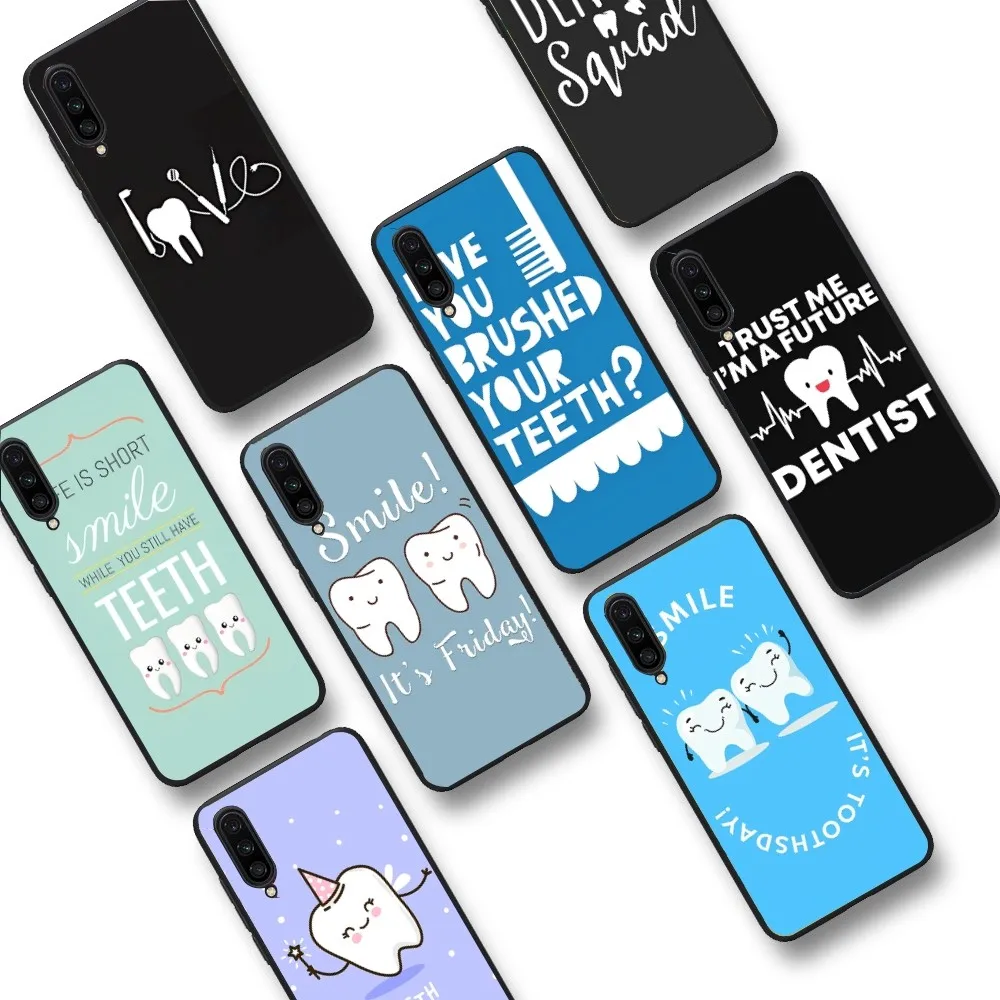 Dentist Dental Crowned Teeth Phone Case For Xiaomi Mi 5X 8 9 10 11 12 lite pro 10T PocoX3pro PocoM3 Note 10 pro lite