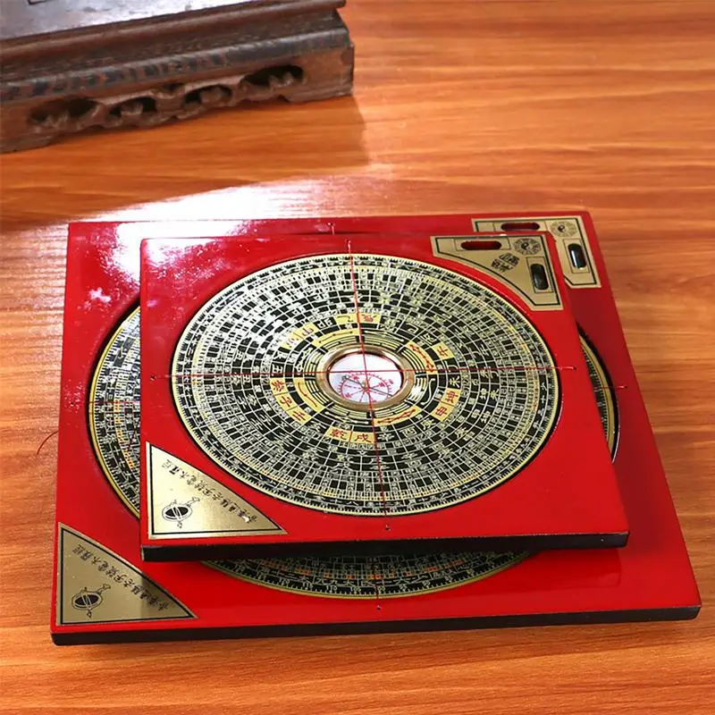 Geomantic Compass Professional Chinese Feng Shui Compass Decoration Measuring Geographical Direction Supplies Ying-Yang Luopan