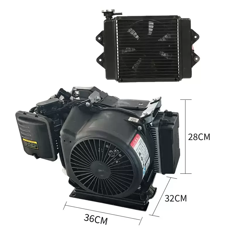 Air-cooled 48V/60V/72V Electric Tricycle/quadruple Range Extender Generator