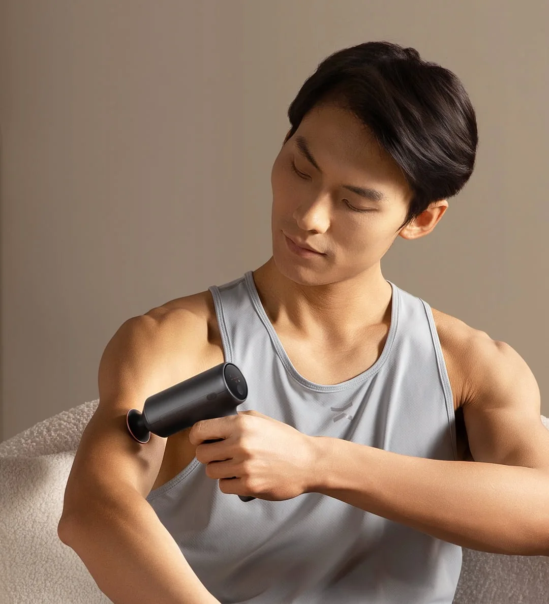 Nowy Xiaomi Mijia Hot Compress Fascia Gun H3mini Sportowy Masażer z Funkcją Gorącego Masażu i Relaksacji Mięśni Dwa w Jednym Przenośny Masażer Domowy