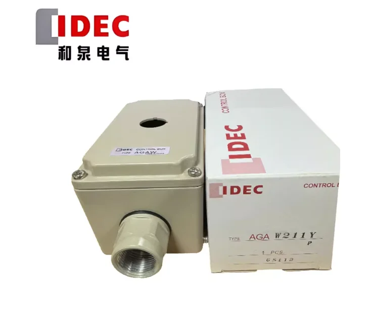 AGA211Y original IDEC genuine new Izumi electrical button switch box AGAW211Y one mounting hole