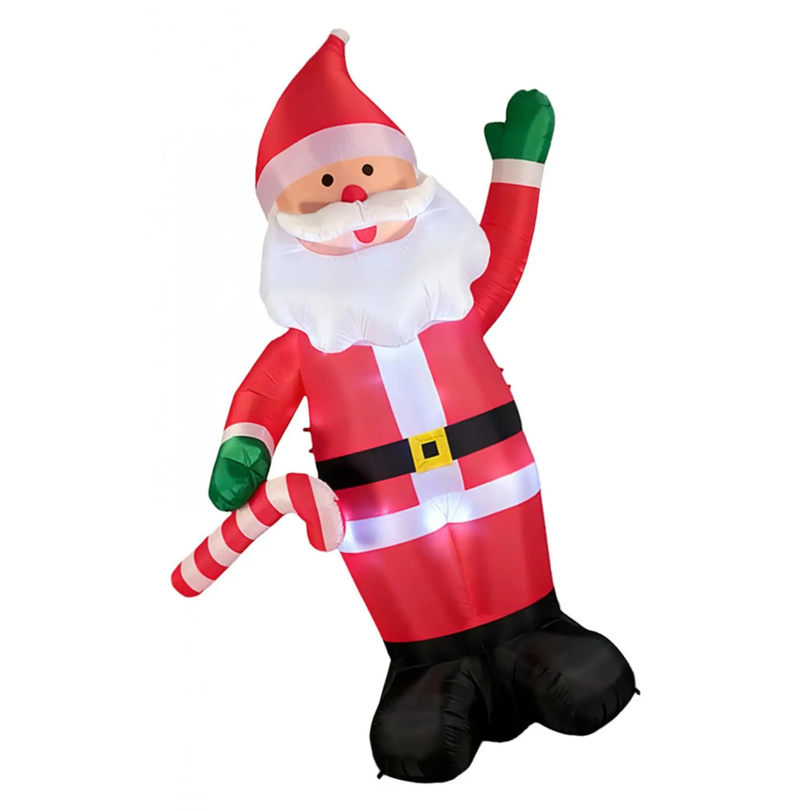 Santa Claus Christmas Inflatable Ornament 12 ft with LED Lights Christmas Decor for Home Indoor Outdoor Party Holiday Yard