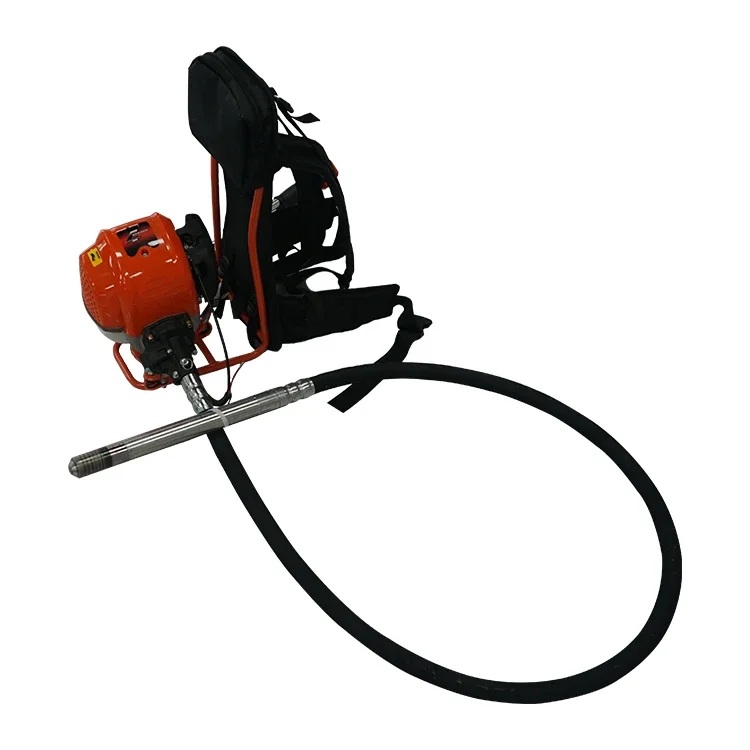 Frame Type and Knapsack Gasoline Engine Motor Portable Concrete Vibrator with Vibrating Rod