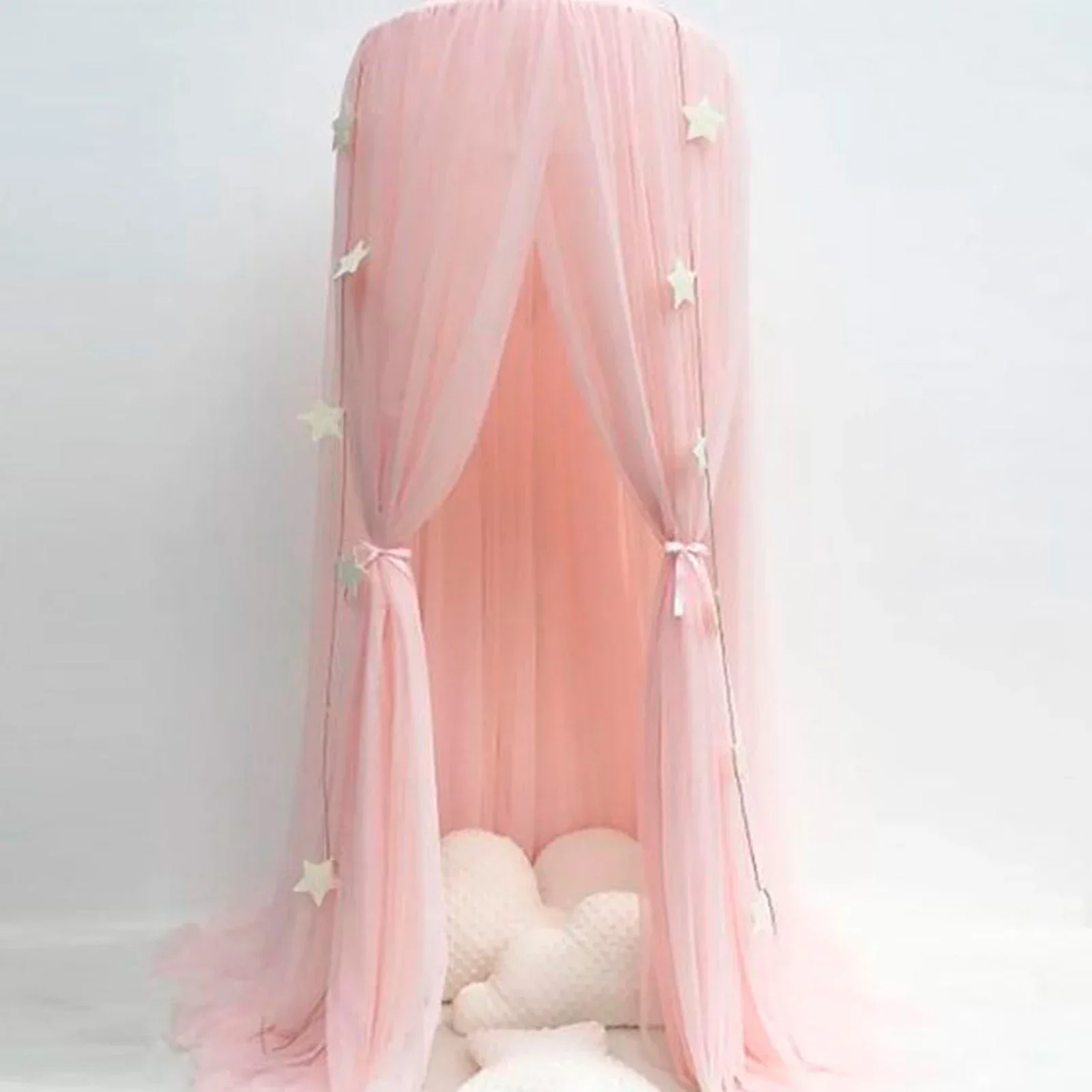 

Baby Canopy Mosquito Net Bed Canopy Curtain Bedding Crib Netting Pink Girls Princess Play Tent Kids Children Room Decoration