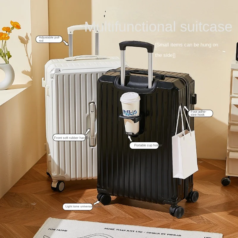 New Trend Multifunctional Luggage Box Trolley Box 20 Inch Boarding Case New Code Travel Box 24 Large Capacity Unisex