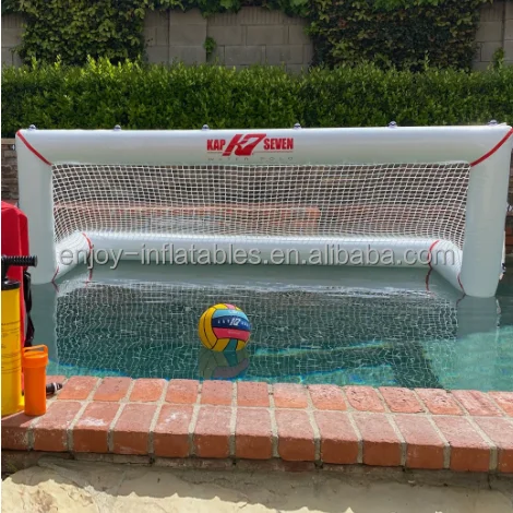 아쿠아 스포츠 플레이 워터 폴로 골 인플레이터블 워터 축구 골 판매용