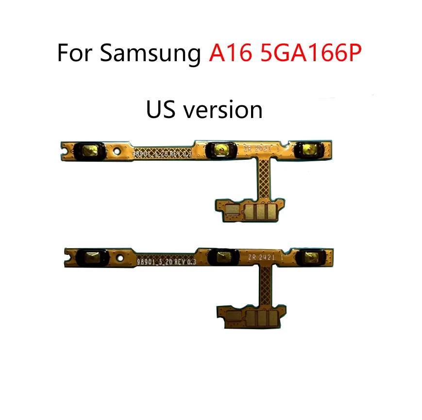 For Samsung A16 5GA166P /A16 5GA166B /A16 4GA165F Power Volume Flexible Cable European Version US Version