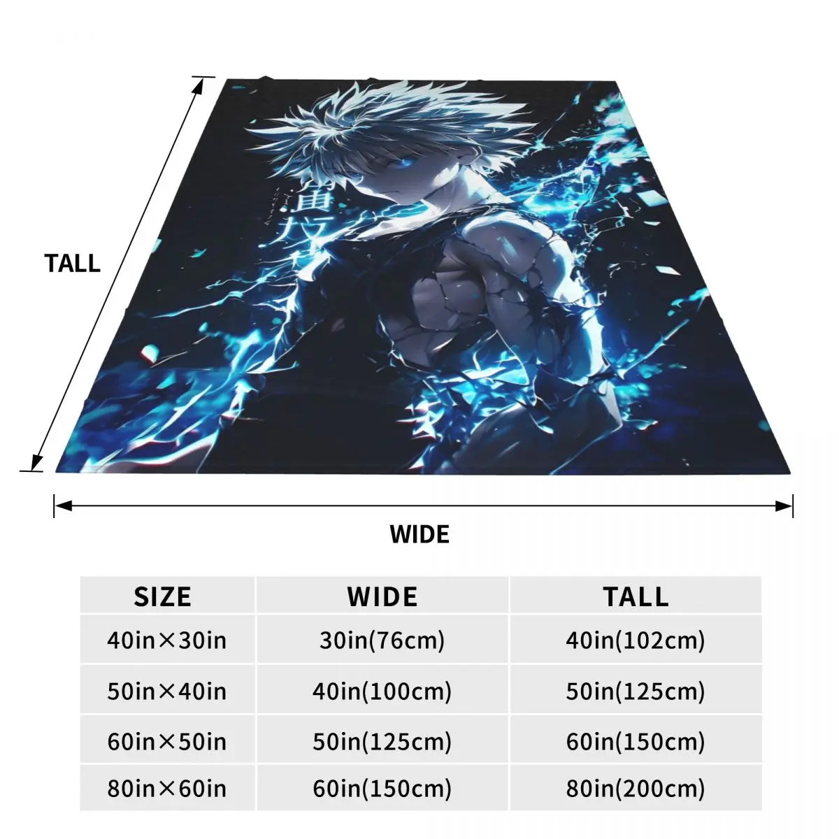 HxH Anime HunterxHunter Cartoon Blanket Quality Super Soft Manga Bedding Throws Spring Picnic Couch Bed Novelty Bedspread